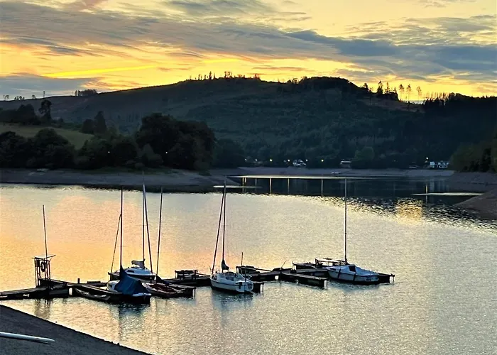 Дом отдыха Direkt Am Diemelsee-heringhausen-willingen-toplage-sauna-3 Schlafzimmer-2 Terrassen-109 Qm-incl Waesche