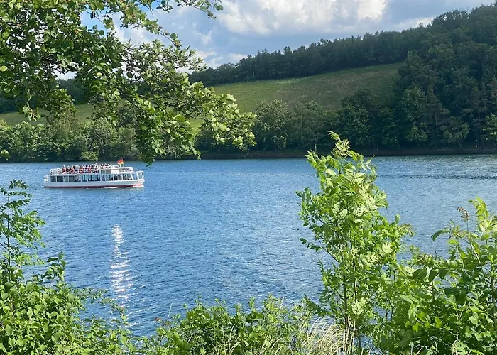 Дом отдыха Direkt Am Diemelsee-heringhausen-willingen-toplage-sauna-3 Schlafzimmer-2 Terrassen-109 Qm-incl Waesche Херингхаузен